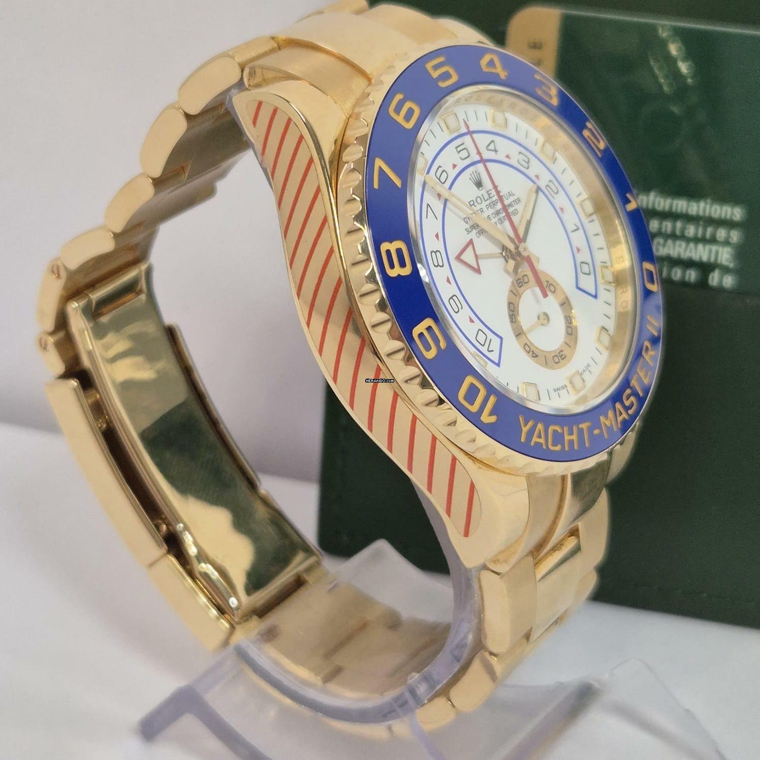 Thumbnail von Rolex Yacht-Master II Yellow Gold 44mm Automático Completo