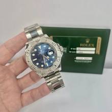 Thumbnail von Rolex Yacht-Master 40 40mm Platina & Aço Blue Dial Automático Completo