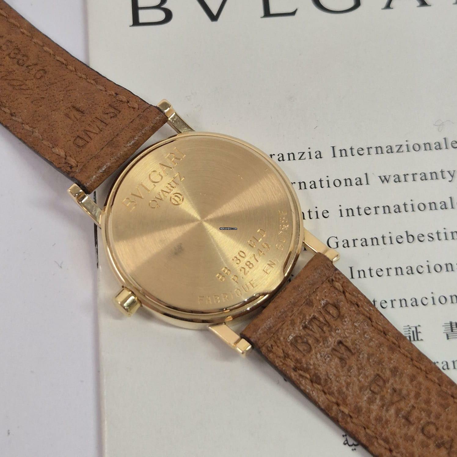 Thumbnail von Bulgari Bulgari BB30 Yellow Gold 30mm Quartz Completo