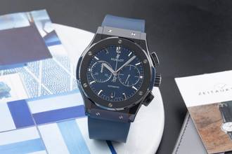 Thumbnail von Hublot Classic Fusion Ceramic Blue Chronograph Automatik Ref 521.CM.7170.RX Box