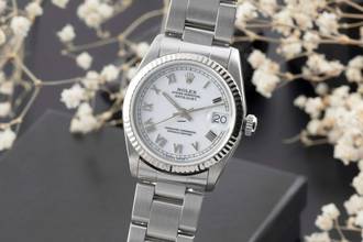 Thumbnail von Rolex Datejust 31 Stahl / Weissgold Roman Dial Oyster Perpetual Ref. 68274