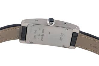 Thumbnail von Cartier Tank Américaine 18k (0,750) Weissgold Quarz Damenuhr Ref. W2601956 2489