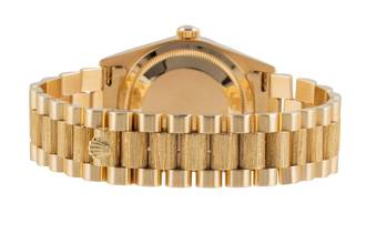 Thumbnail von Rolex Day-Date 36 18k Red Vignette Diamond Dial Borke Gold Automatik Ref. 18248