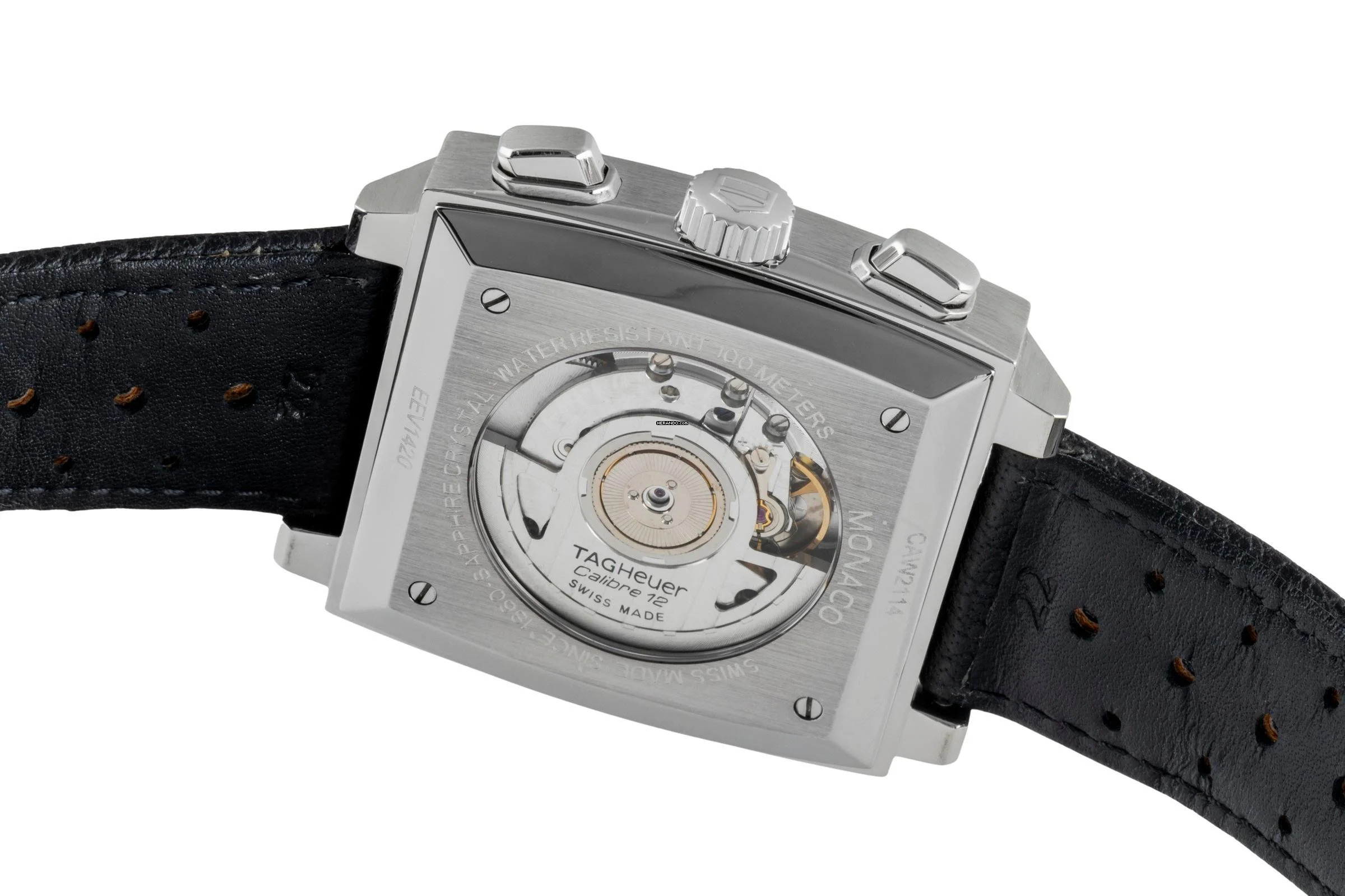 Thumbnail von TAG Heuer Monaco Calibre 12 Chronograph Automatik Stahl Herren Ref. CAW2114 B&P 2010