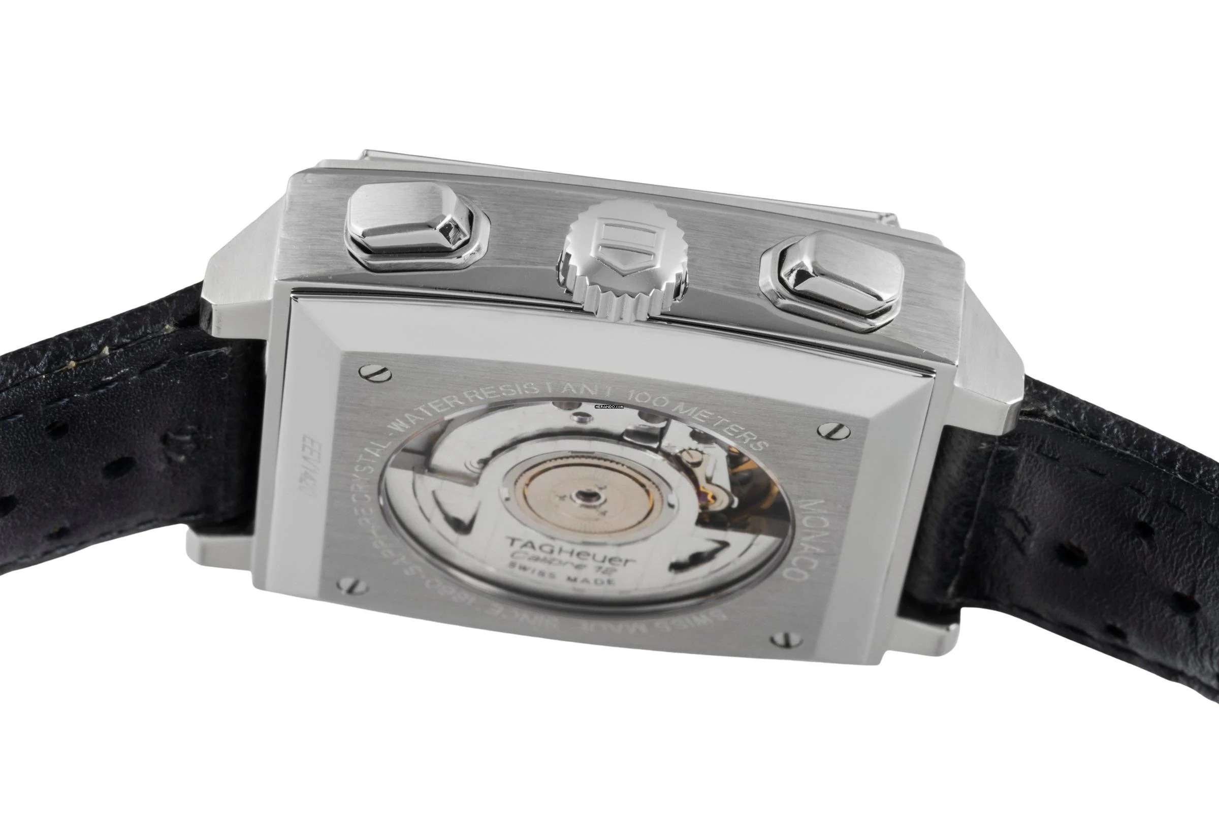 Thumbnail von TAG Heuer Monaco Calibre 12 Chronograph Automatik Stahl Herren Ref. CAW2114 B&P 2010