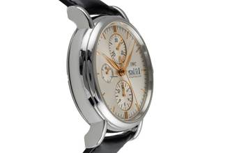 Thumbnail von IWC Portofino Chronograph Stahl Automatik Herrenuhr Ref. IW378302 Papiere