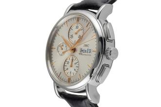 Thumbnail von IWC Portofino Chronograph Stahl Automatik Herrenuhr Ref. IW378302 Papiere