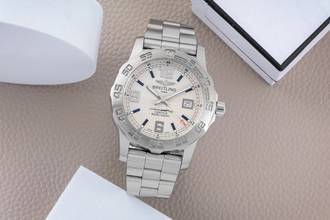 Thumbnail von Breitling Colt 44 Edelstahl Quarz Herrenuhr Ref. A7438710/G743 Papiere 2013