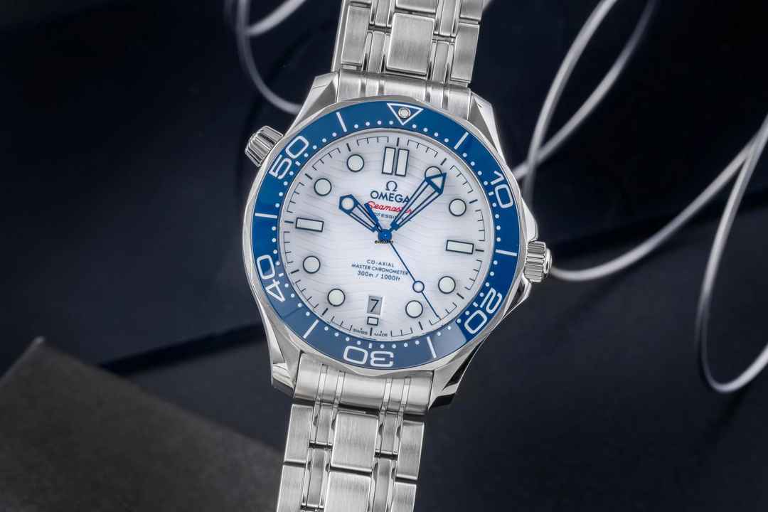  Omega Seamaster Diver 300 M Tokyo 2020 Stahl Automatik Ref 522.30.42.20.04.001 B&P 