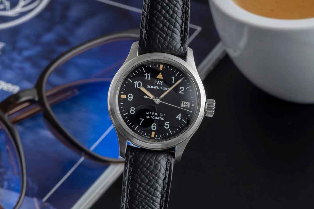  IWC Fliegeruhr Mark XII Lady Black Dial Edelstahl Automatik Damenuhr Ref. IW442101 