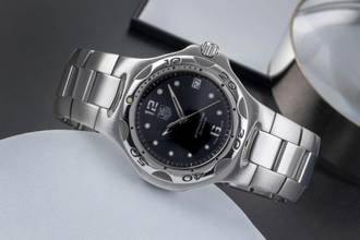 Thumbnail von TAG Heuer Kirium Edelstahl Black Dial Quarz Herrenuhr Ref. WL111D