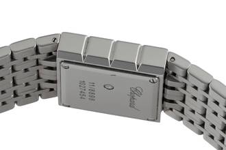 Thumbnail von Chopard Ice Cube Black Dial Edelstahl Quarz Damenuhr Ref. 11/8898