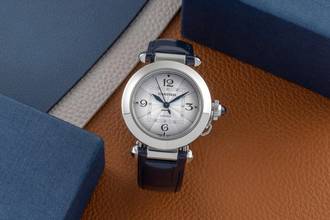 Thumbnail von Cartier Pasha de Cartier Automatik Edelstahl Damenuhr Ref. WSPA0012 4327 Papiere