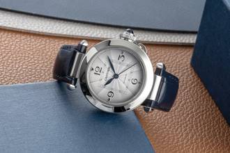 Thumbnail von Cartier Pasha de Cartier Automatik Edelstahl Damenuhr Ref. WSPA0012 4327 Papiere