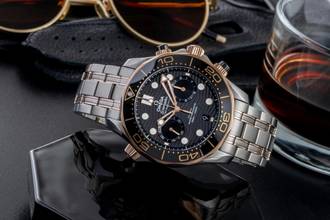 Thumbnail von Omega Seamaster Chronograph Stahl / Gold Automatik Ref. 210.20.44.51.01.001 B&P