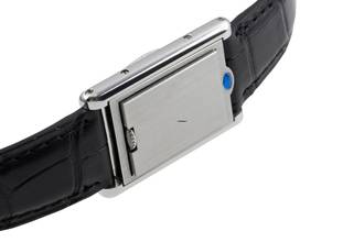 Thumbnail von Cartier Tank Basculante Edelstahl Quarz Damenuhr Ref. W1011155 Box