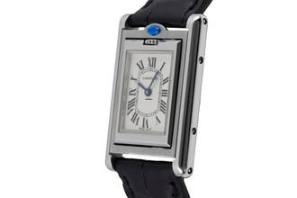 Thumbnail von Cartier Tank Basculante Edelstahl Quarz Damenuhr Ref. W1011155 Box