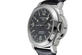 Thumbnail von Panerai Luminor GMT Automatic 44 Stahl Automatik Herrenuhr Ref. PAM00063 B&P 2001