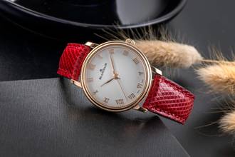 Thumbnail von Blancpain Villeret Ultraflach 18k Rotgold Automatik Damenuhr Ref 6104-3642-55A Papiere 2019