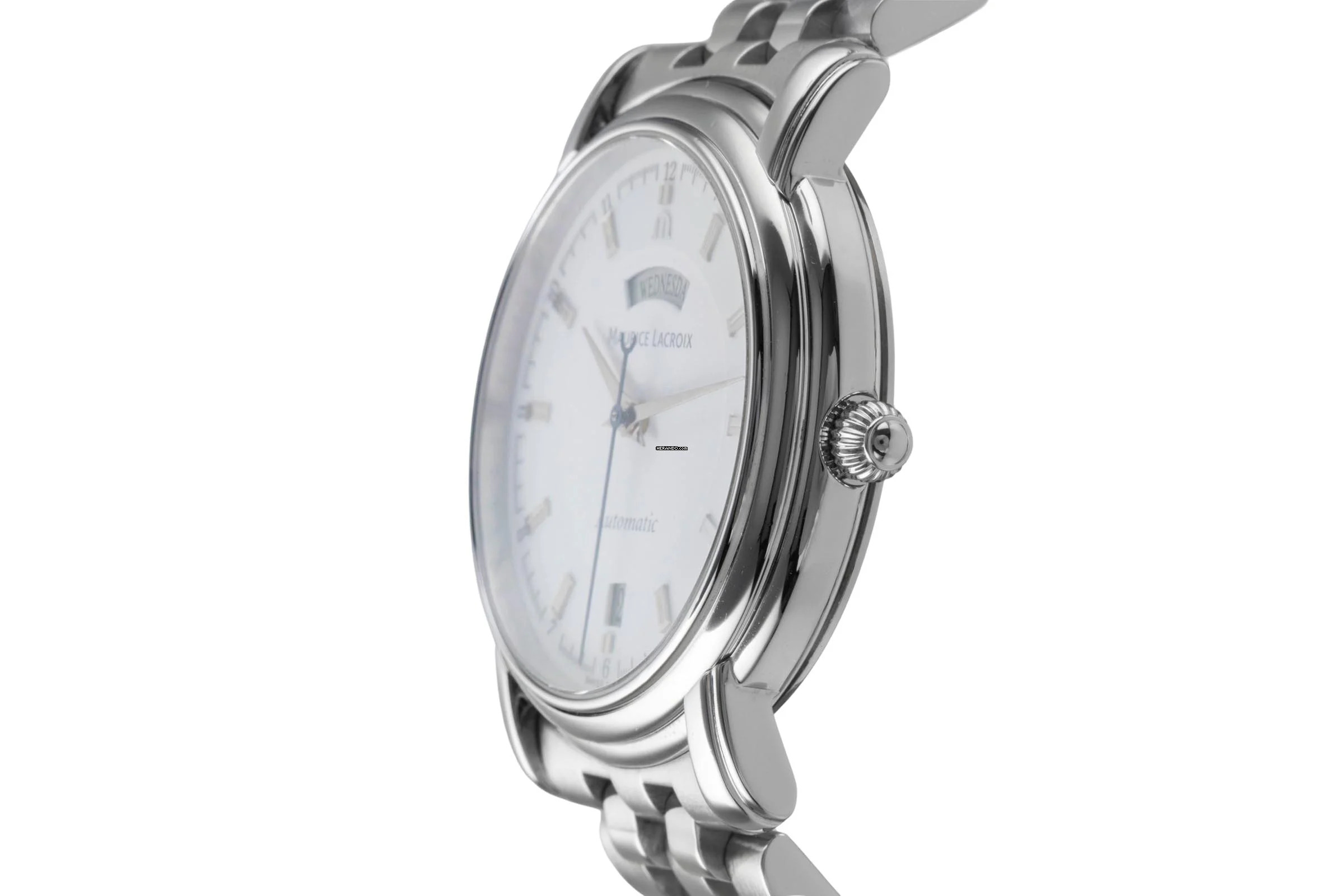 Thumbnail von Maurice Lacroix Pontos Day Date Stahl Automatik Herrenuhr Ref. PT6027