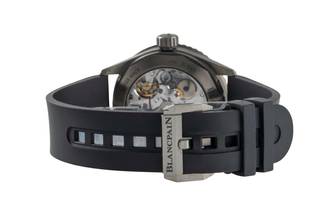 Thumbnail von Blancpain Fifty Fathoms Bathyscaphe Blue Keramik 5000-0240-NAOA B&P NP 14700 