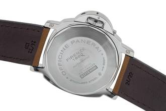 Thumbnail von Panerai Luminor Marina Automatic Datum Edelstahl Herrenuhr Ref. PAM00104