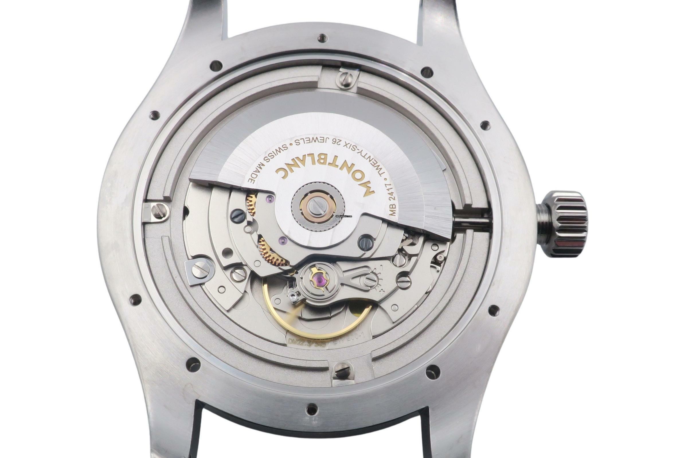 Thumbnail von Montblanc 1858 Iced Sea Stahl Automatik Herrenuhr Ref. MB129371 7578