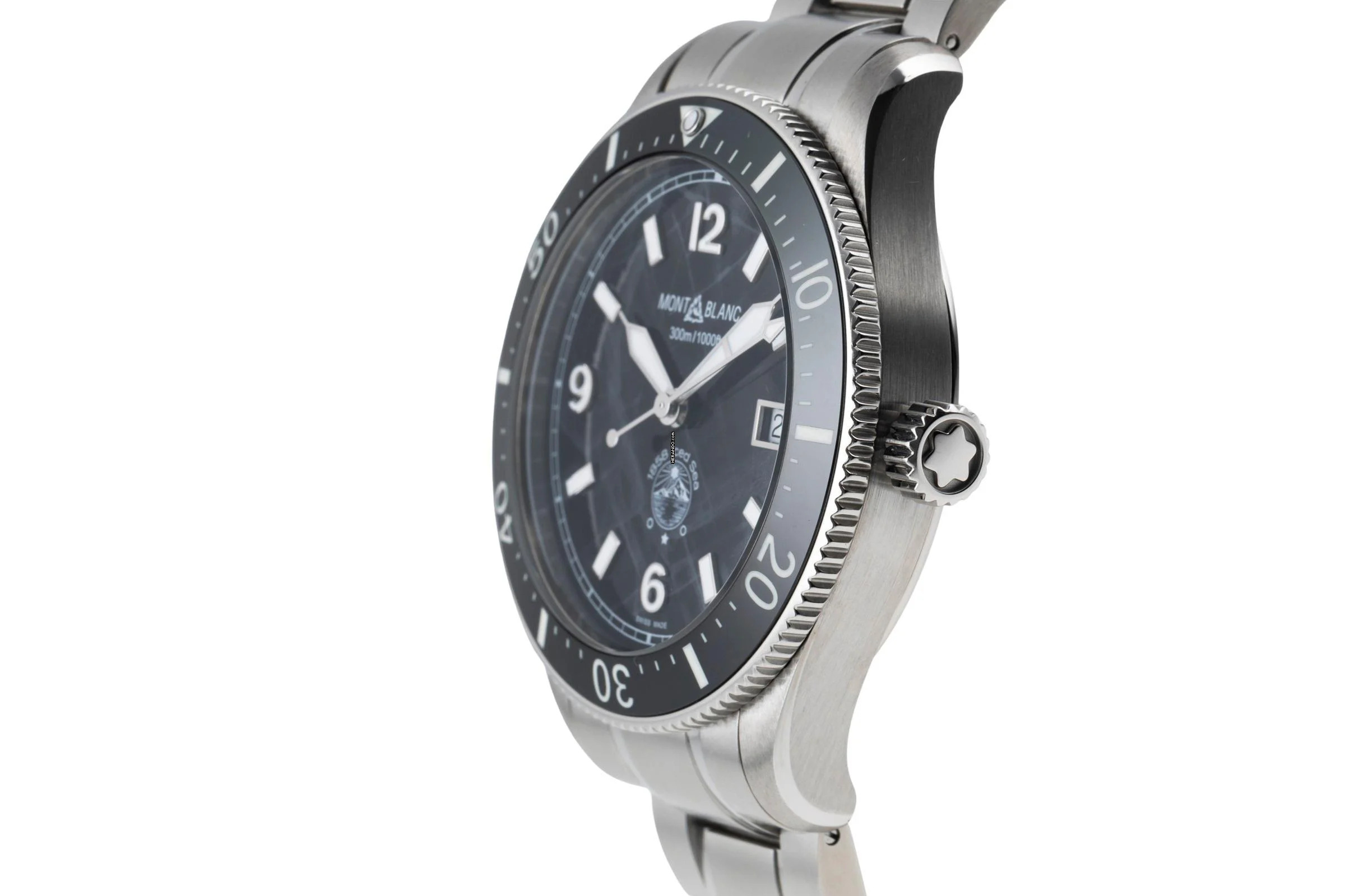 Thumbnail von Montblanc 1858 Iced Sea Stahl Automatik Herrenuhr Ref. MB129371 7578