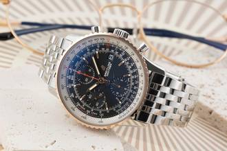 Thumbnail von Breitling Navitimer Chronograph Stahl Gold Automatik U13324211B1A1 B&P