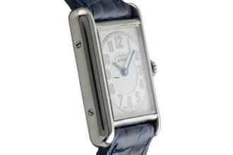 Thumbnail von Cartier Tank must Tank SM 925 Silber vergoldet Quarz Damenuhr Ref. W1014254 2416