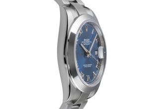Thumbnail von Rolex Datejust 41 Blue Azzuro Roman Dial Stahl Automatik Ref. 126300 B&P 2022