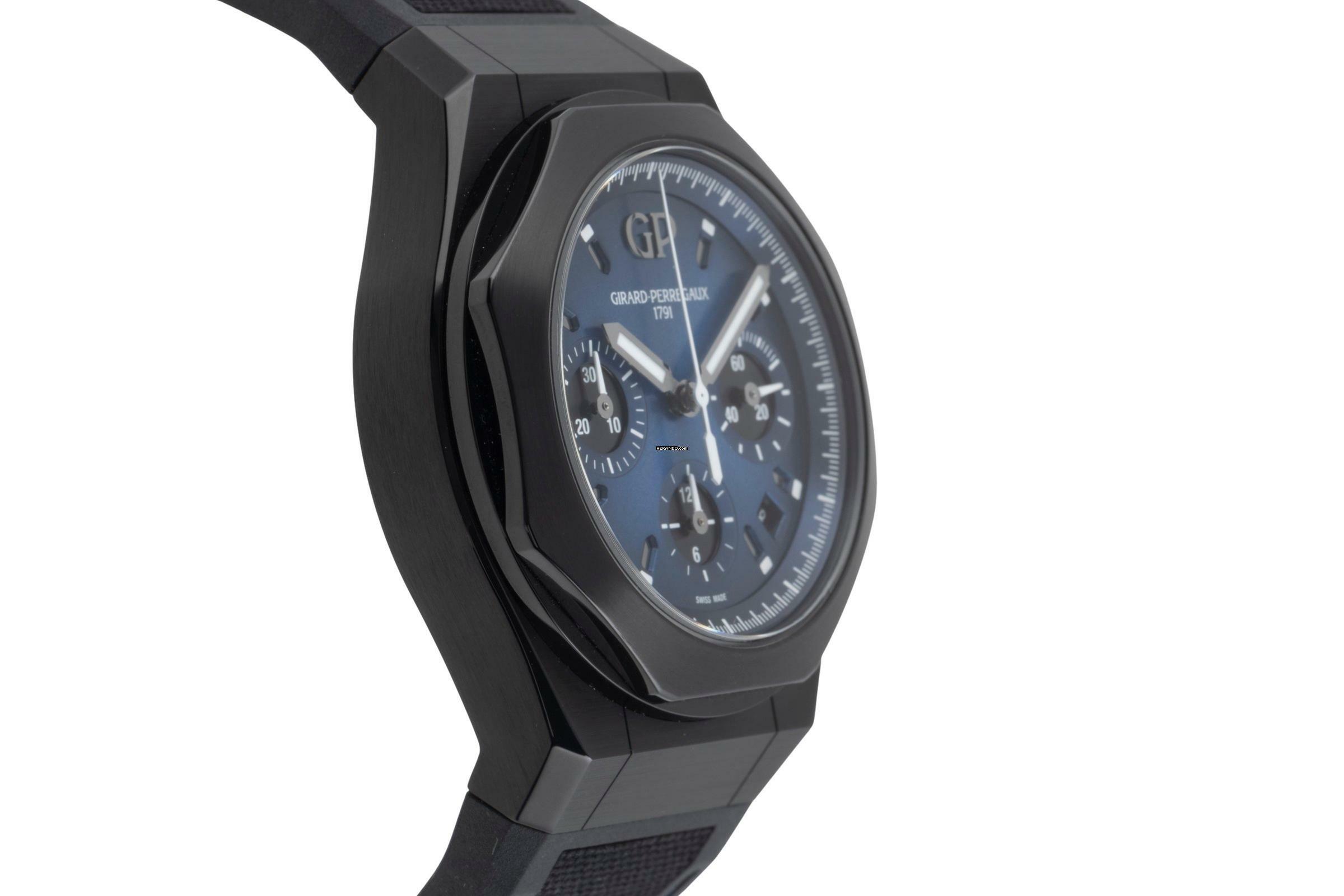 Thumbnail von Girard Perregaux Laureato Chronograph Titan Automatik 81060-21-491-FH6A B&P 2022