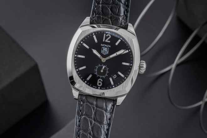  TAG Heuer Monza Automatik Datum Edelstahl Herrenuhr Saphirglas Ref. WR2110 