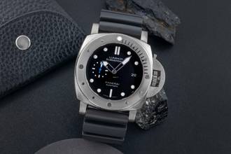 Thumbnail von Panerai Submersible Titan 47mm Automatik Herrenuhr Ref. PAM01305 B&P 2019