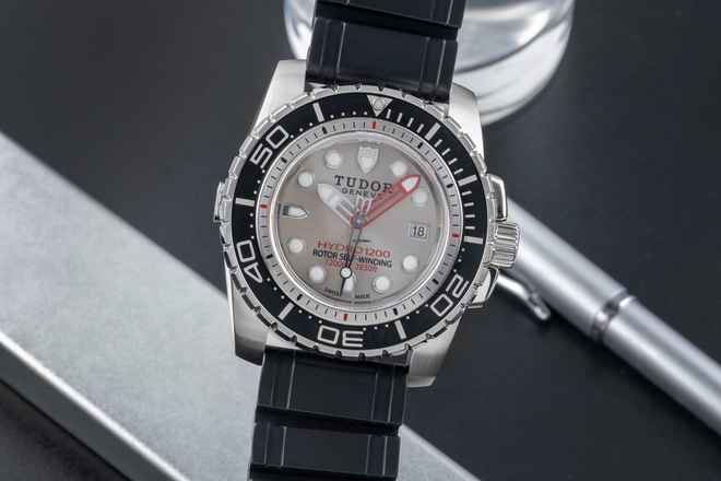  Tudor Hydronaut Hydro 1200 Stahl Automatik Herrenuhr Ref. 25000 Papiere 2014 