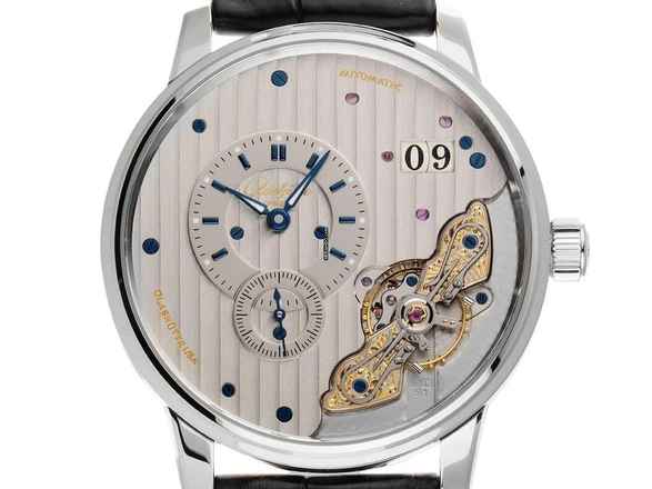  Glashütte Original PanoMaticInverse PanoMatic Inverse Ref.1-91-02-02-02-61 2026 Full Set Ungetragen PanoMatic Inverse Krokoleder Faltschließe 