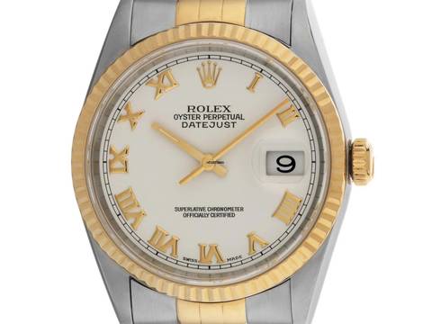  Rolex Datejust 36 Ref.16233 1996 LC 100 Full Set sehr gut Vintage Datejust 