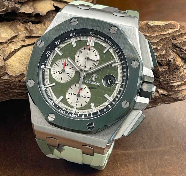  Audemars Piguet Royal Oak Offshore Chronograph Royal Oak Offshore Chrono Camouflage Ltd. - FULLSET Limited Edition of 400 pcs. 