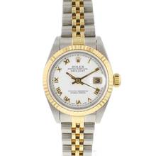 Thumbnail von Rolex Lady-Datejust 26 Steel/Gold Jubilee White Roman Dial