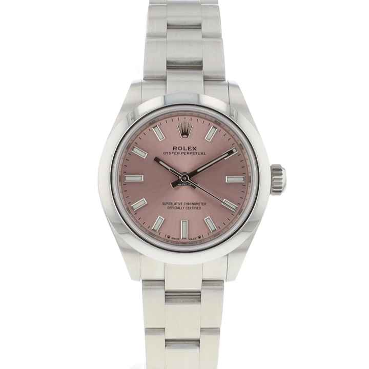  Rolex Oyster Perpetual 28 Pink Dial 