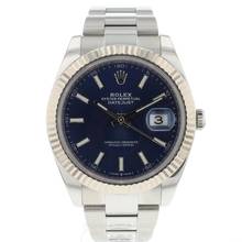 Thumbnail von Rolex Datejust 41 Oyster Fluted Blue Dial