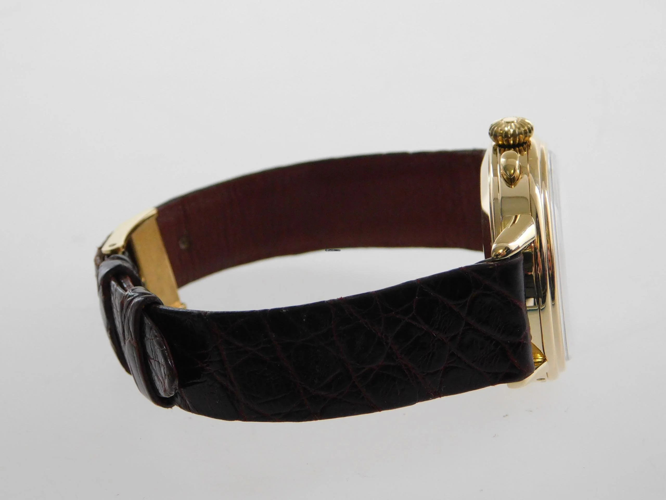 Thumbnail von Universal Genève Tri-Compax Chronograph Tri Compax 18 Kt Gold im original Zustand Kaliber 281 Absolute Rarität 34 mm Herrenuhr