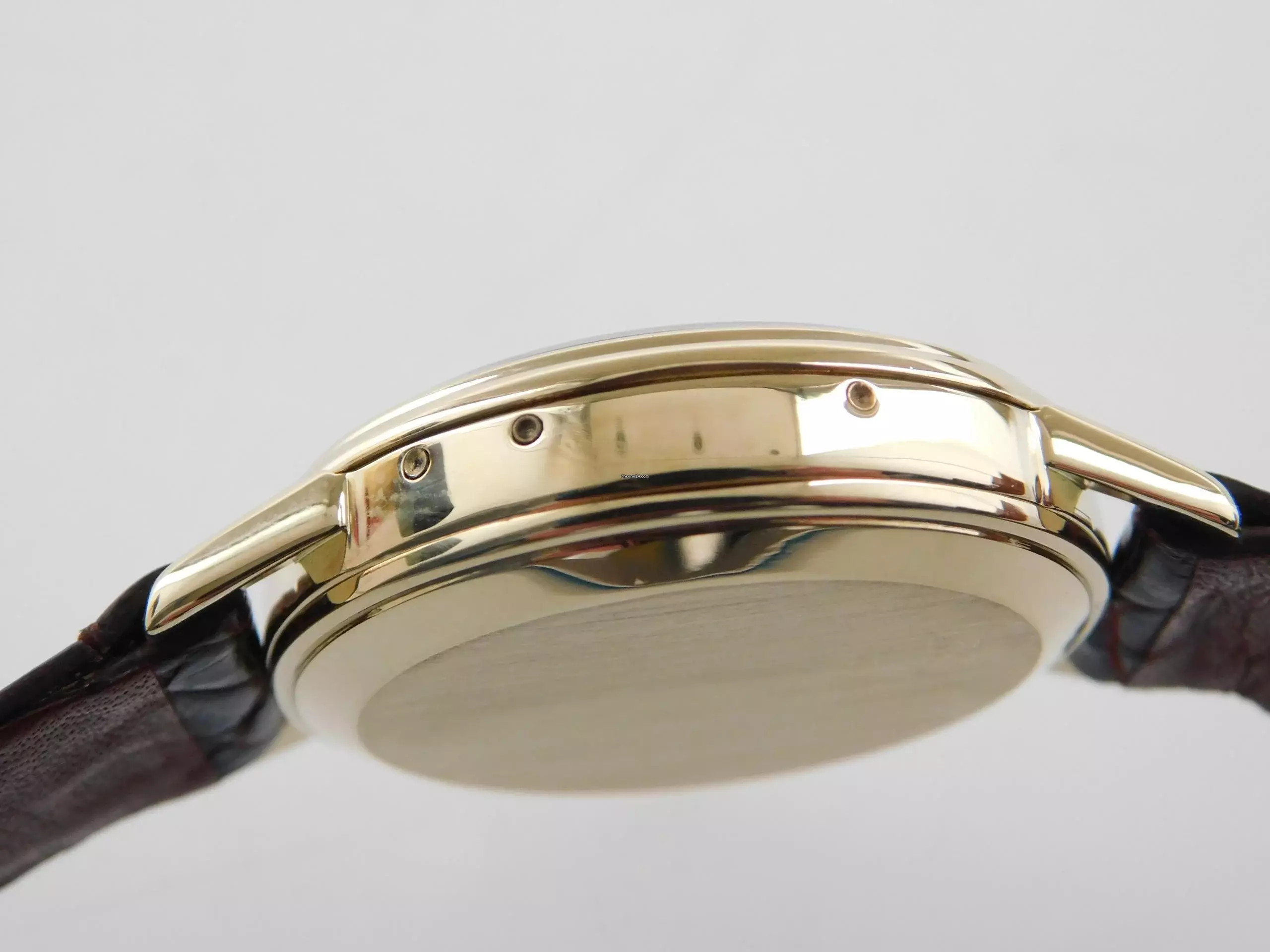 Thumbnail von Universal Genève Tri-Compax Chronograph Tri Compax 18 Kt Gold im original Zustand Kaliber 281 Absolute Rarität 34 mm Herrenuhr