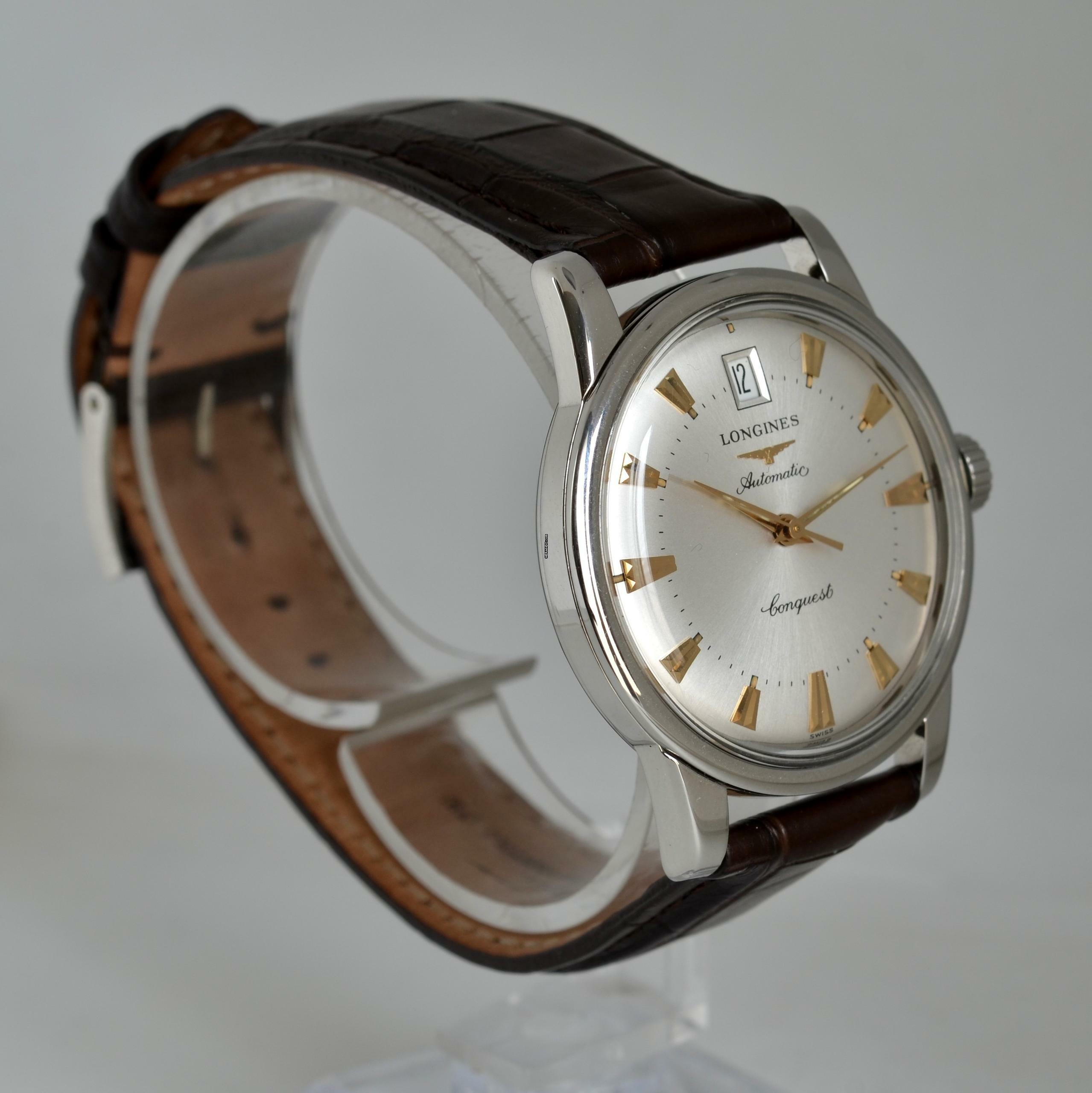 Thumbnail von Longines Conquest Heritage L1.611.4.75.4 automatic silver dial