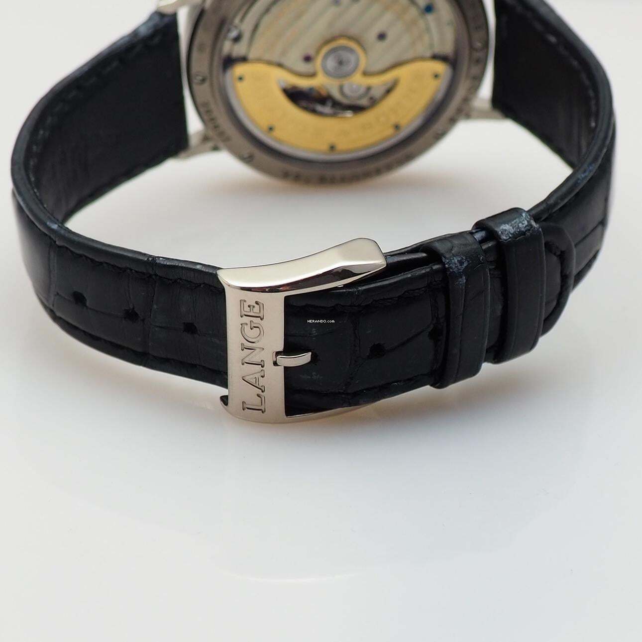 Thumbnail von A. Lange & Söhne Saxonia 380.026 Automatik WG18k/750 Box+Papiere Full Set