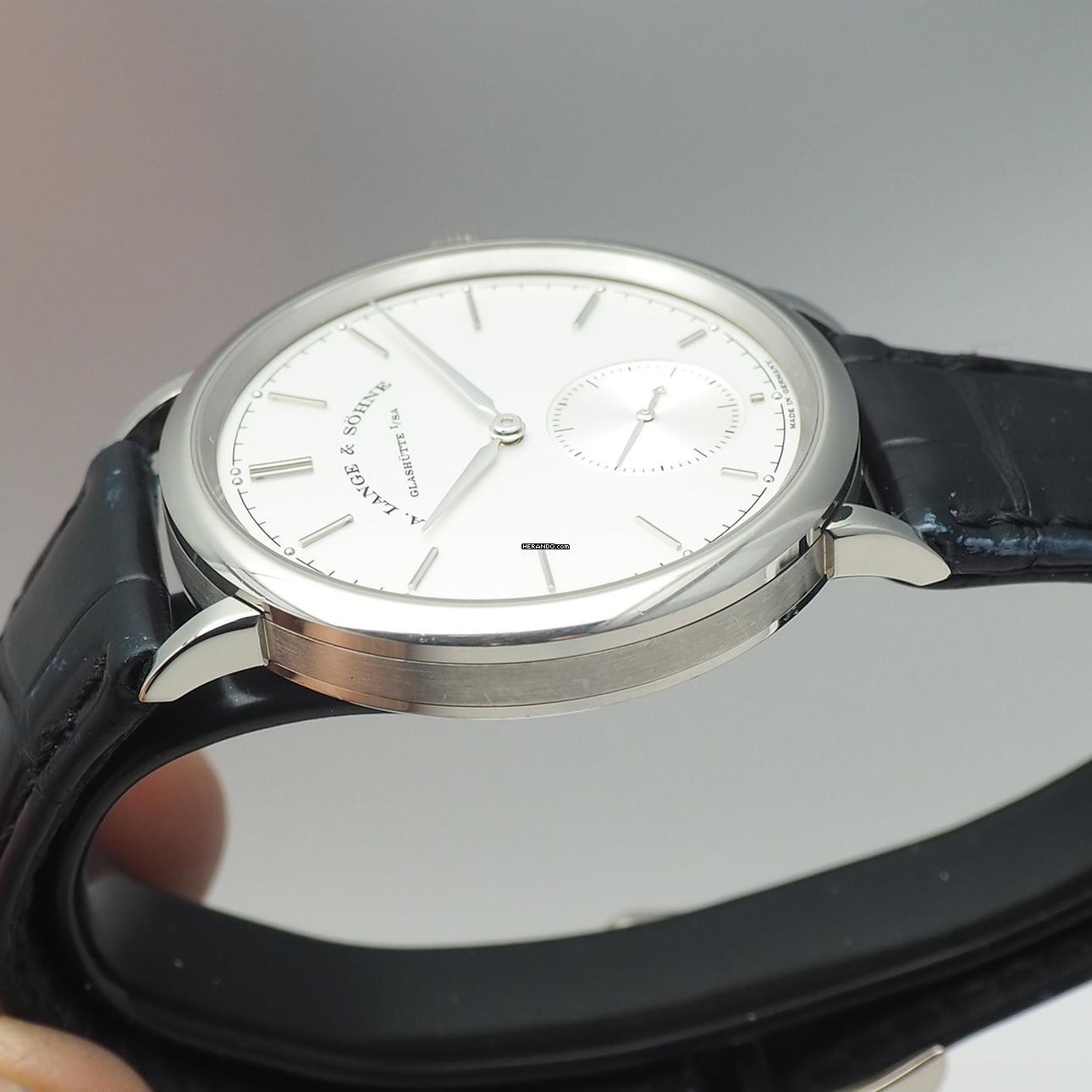 Thumbnail von A. Lange & Söhne Saxonia 380.026 Automatik WG18k/750 Box+Papiere Full Set