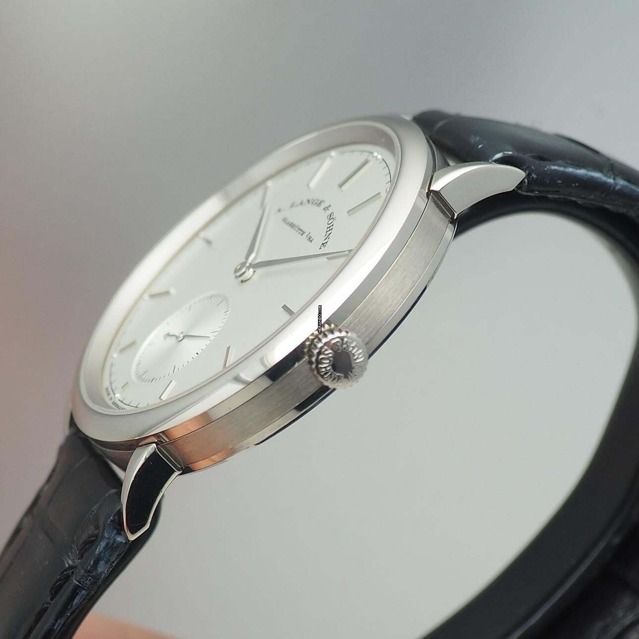 Thumbnail von A. Lange & Söhne Saxonia 380.026 Automatik WG18k/750 Box+Papiere Full Set