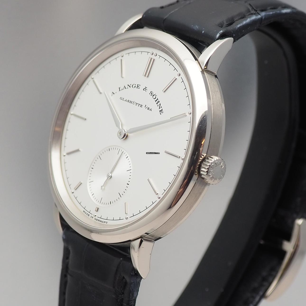 Thumbnail von A. Lange & Söhne Saxonia 380.026 Automatik WG18k/750 Box+Papiere Full Set