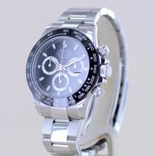 Thumbnail von Rolex Daytona Stahl black Cosmograph Cerachrom Chronograph B+P ungetragen