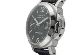 Thumbnail von Panerai Luminor Marina Automatic Stahl Automatik Herrenuhr Ref PAM00050 Box & Papiere 2004